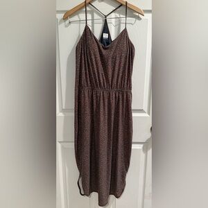 Prana Brown Fall Flecked Athletic Hiking Dress